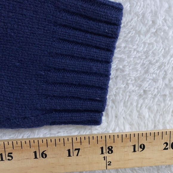 Eddie‎ Bauer Wool Fair Isle Knit Mock Neck Sweater fits XS Pullover Cottagecore - Picture 6 of 7